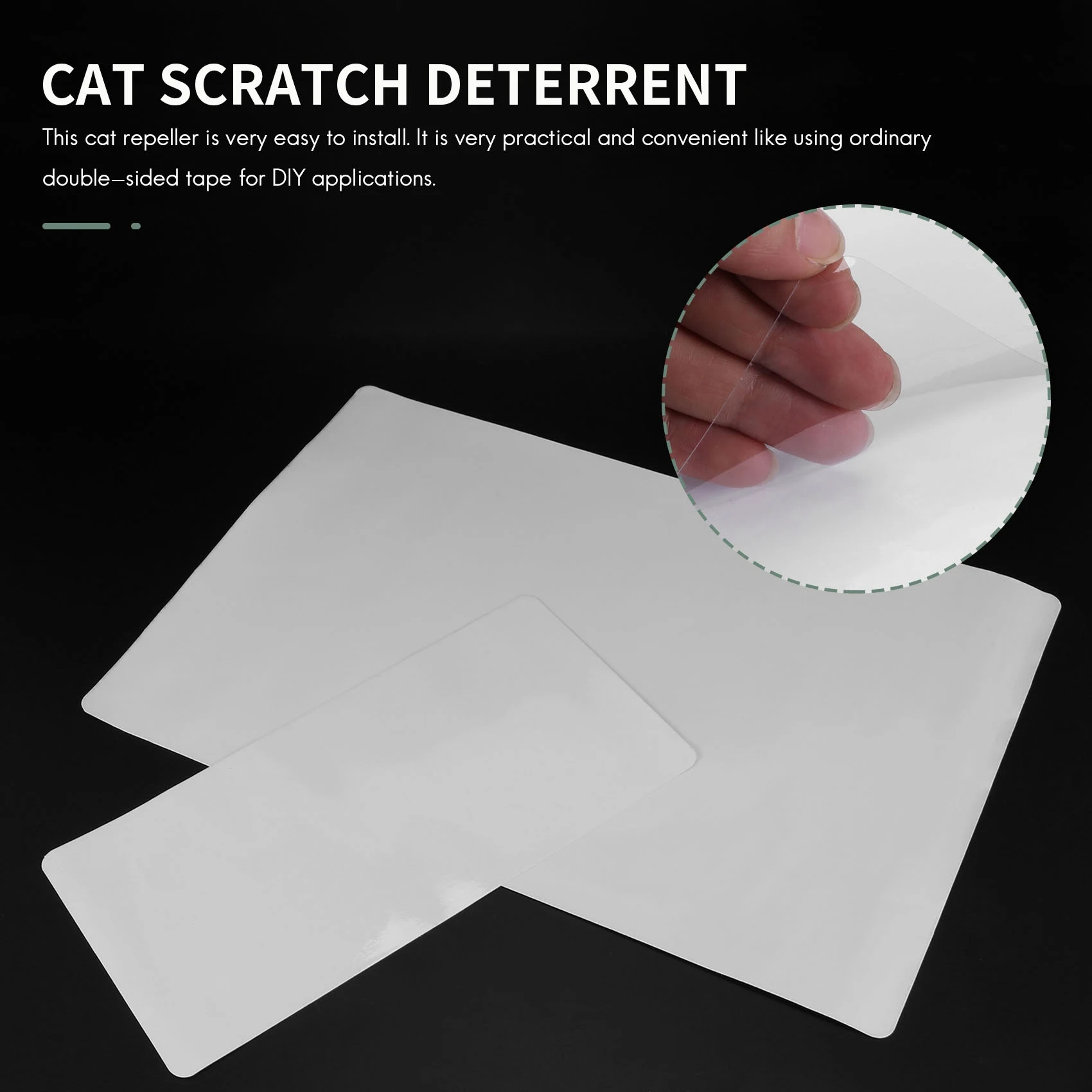 

[NEW!A93G】 10Pack Cat Scratcher, Cat Scratch Deterrent Tape, Cat Repellent For Furniture, Cat Couch Protector, Cat Scratching Pa