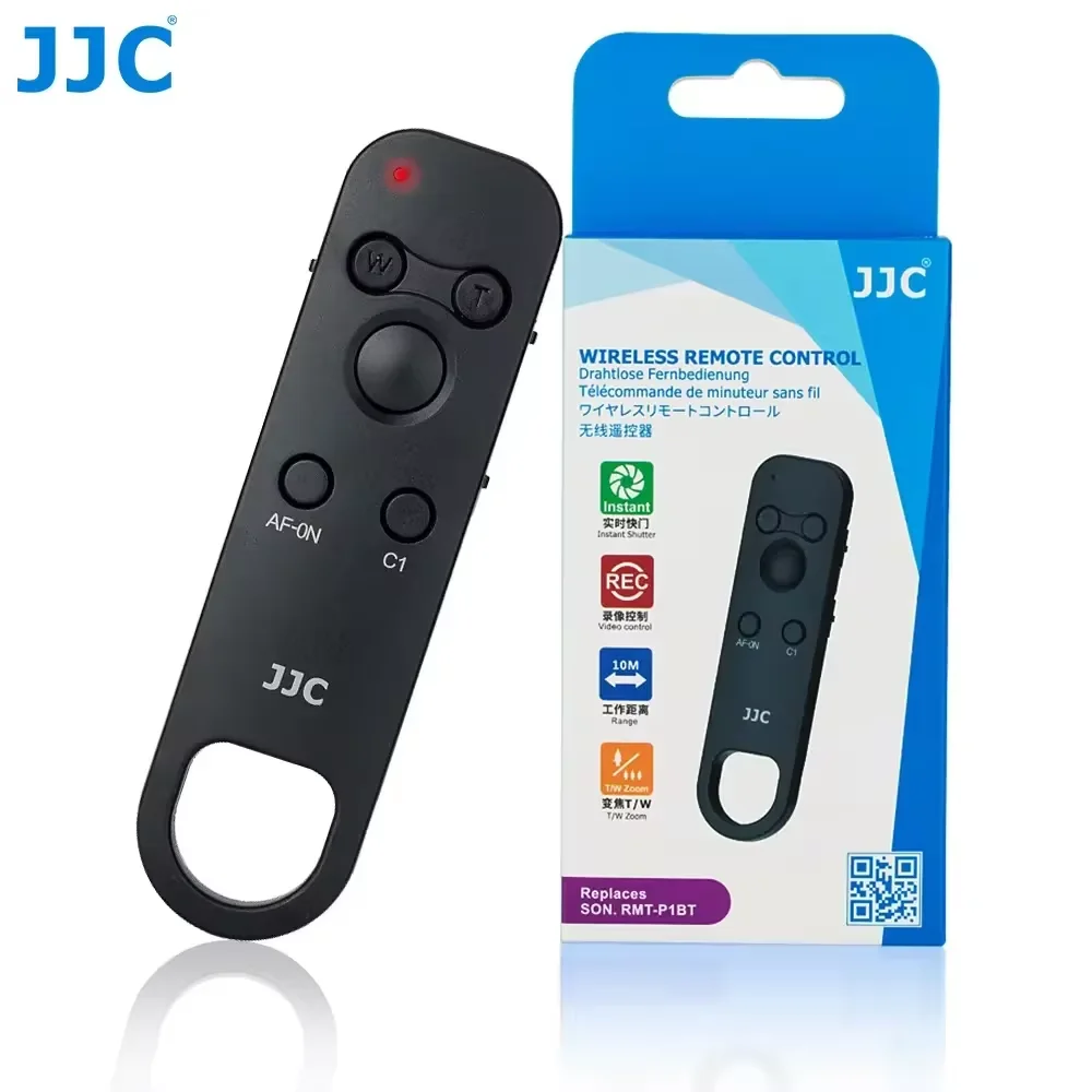 JJC Sans Fil Bluetooth Télécommande pour Sony Appareil Photo ZV-E1 ZV-E10 ZV-1 FX30 A7R V A7figured A7IV A7III A7 IV A7 III A7CR A6400 A7CR