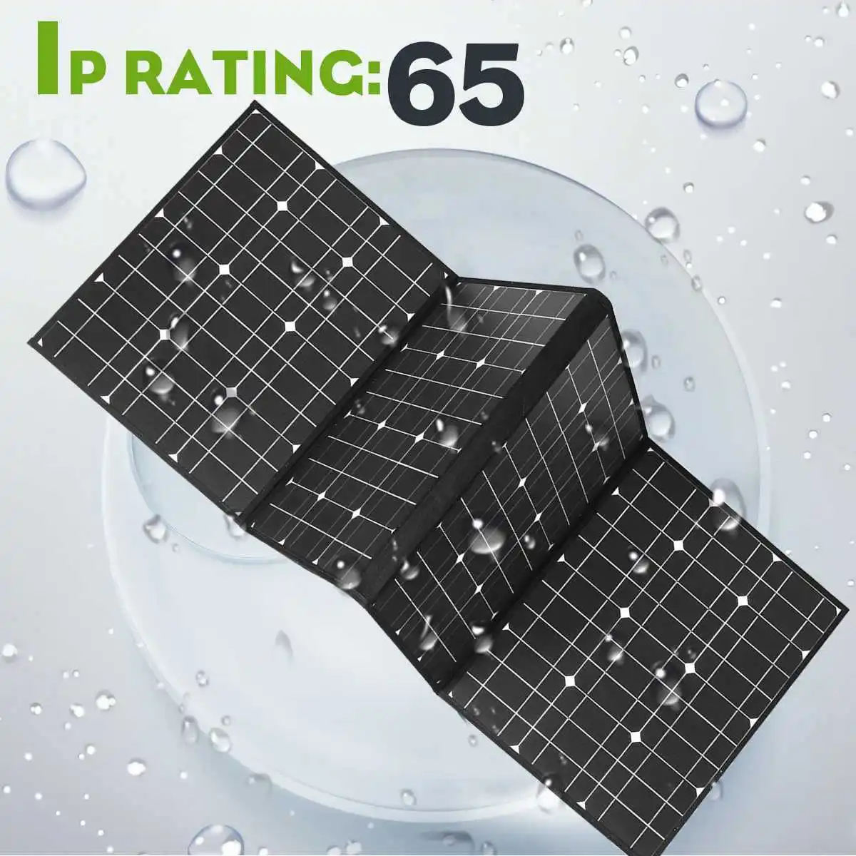 

Monocrystalline 150W Solar Panel 18V High Power Energy Storage Folding Bag Car Rv Ship Photovoltaic Power Generation Panel
