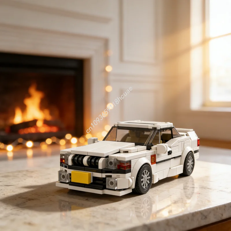 

444 детали MOC City Champions BMW 3 серии Седан LCI, конструктор, модель для сборки, подарки на Рождество, креативные игрушки, идеи для творчества