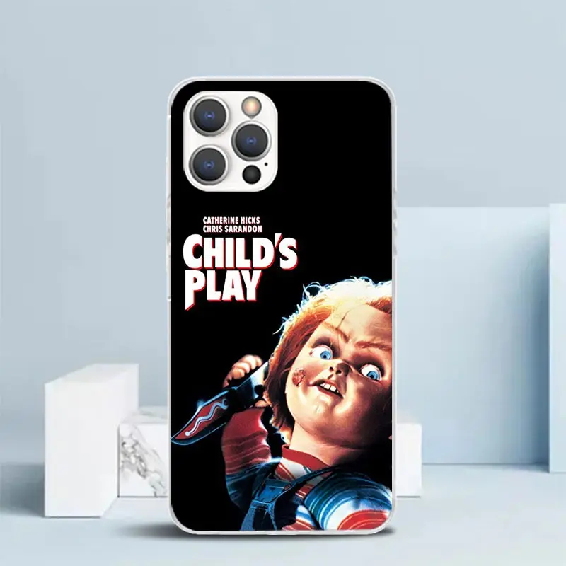Chucky Child\'s Play Phone Case For IPhone 16 17 Air 16E 15 14 Plus 13 Mini 12 11 Pro Max 7 8 + SE 2020 Soft TPU Back Cover 16 17