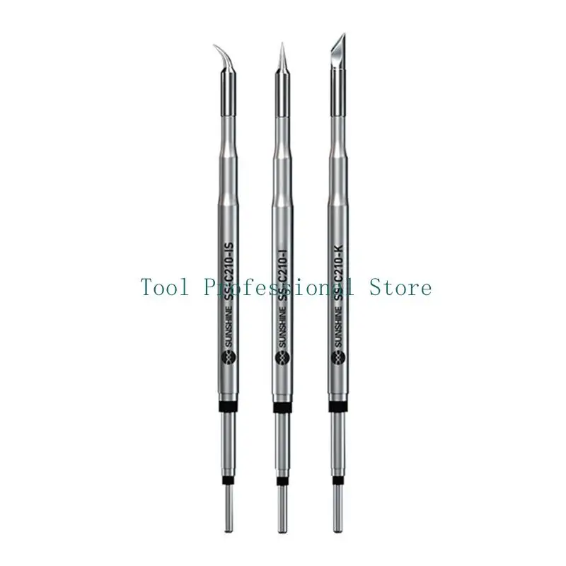 

57QF C210 Soldering Tip C210-I/IS/K Soldering Iron Tip for SMD Welding JBC C210 T12