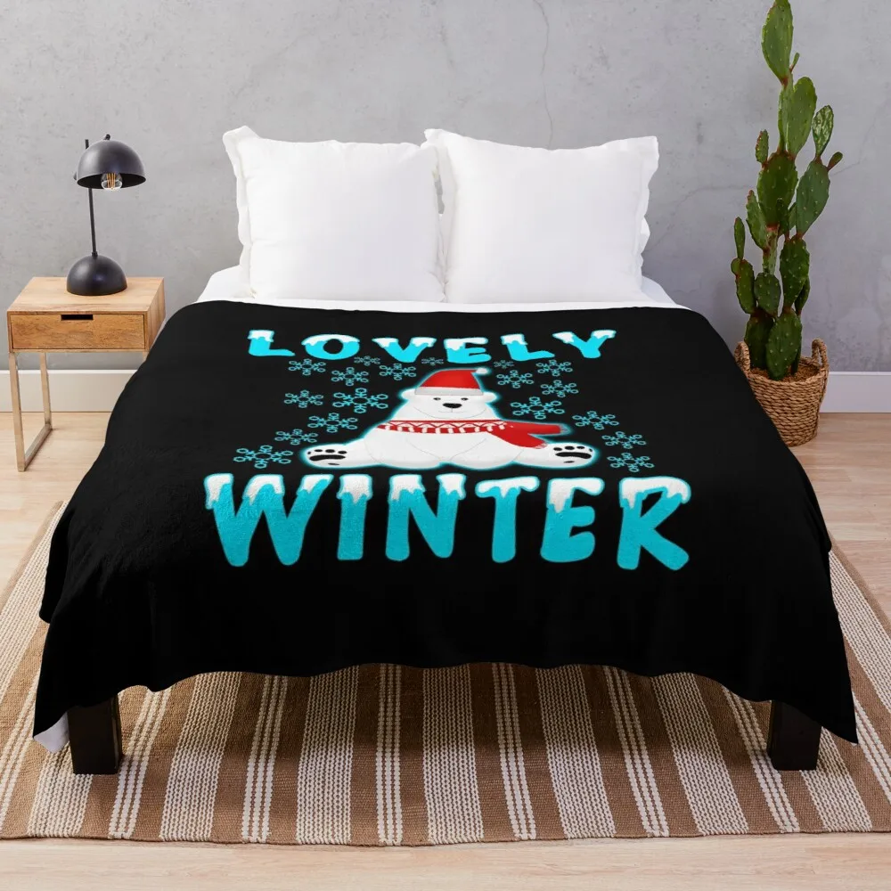 

Lovely WinterThrow Blanket Summer Blanket