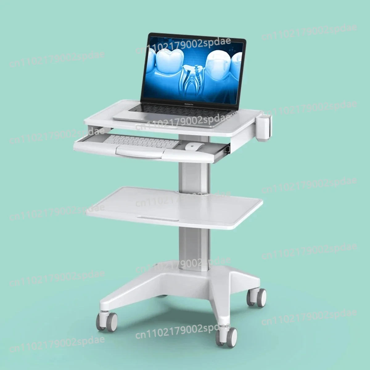 Dental- Cart Trolley Computer Cart With Castors Stand for Oral Scanner Medical- Cart