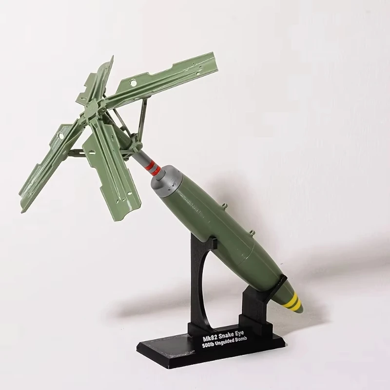 Scale Mk 82 Snake Eye Plastic Model With Foldable/extendable Tail Fins, Display Base, Hardcore Tabletop Ornament