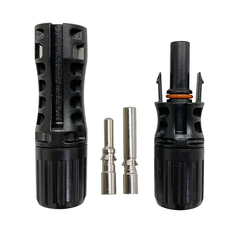 IP68 1500V 50A MMCX MC Solar Connector, Copper Tin Plated Accessories, Crimp Terminal Solar Parts for Solar Energy Power System