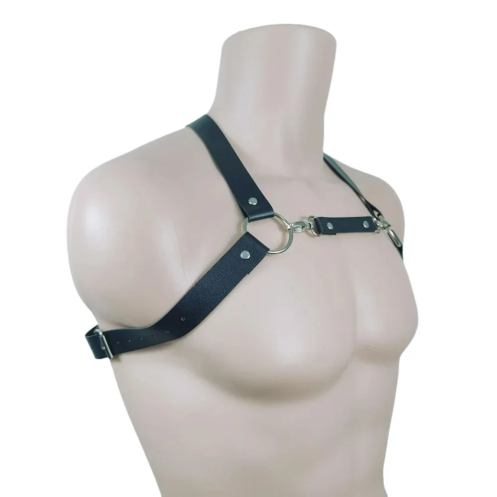 Punk Bdsm Harness Sexy Lingerie Cage Bra Strap Breast Erotic Goth Underwear For men Belt Corset Body Black Adult Games Bondage