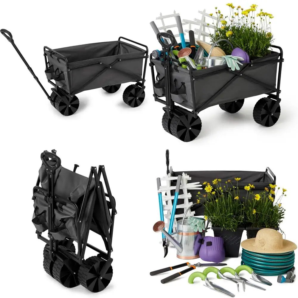 Carro de playa Grey Seina: vehículo utilitario al aire libre familiar para aventuras en la playa