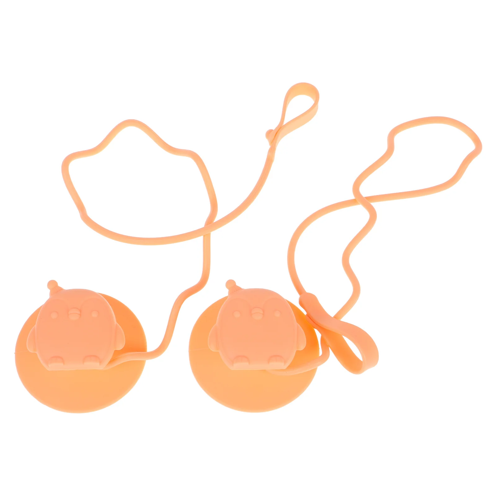 

2Pcs Silicone Pacifier Strap Baby Anti-Lost Chain Infant Clip Car Seat Crib Stroller Accessories Baby Holder Toy Strap