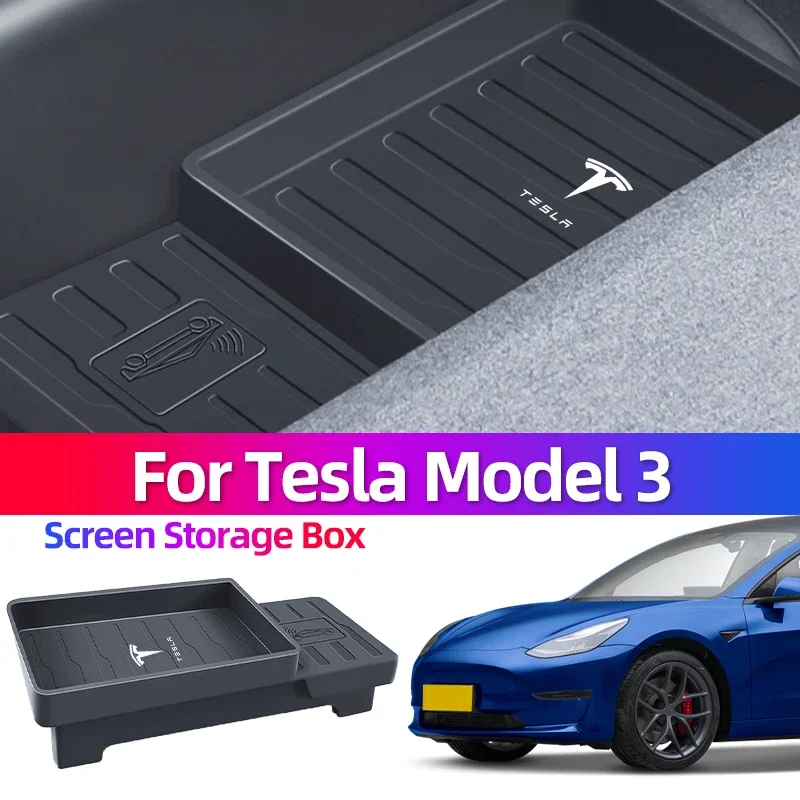 

2025 For Tesla Model 3 Model Y Screen Rear Silicone ETC Bracket Storage Box Wholesale Car Modification Accessories Car Sticker