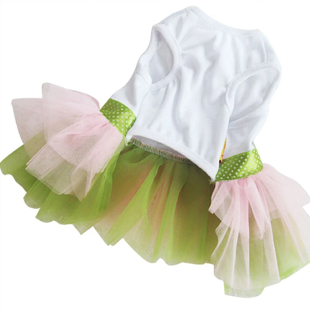 

Cute Sunflower Summer Clothes Small Medium Fashionable Flower Skirt Outfit For Walking Jogging Outdoor Play Comfortable Easy