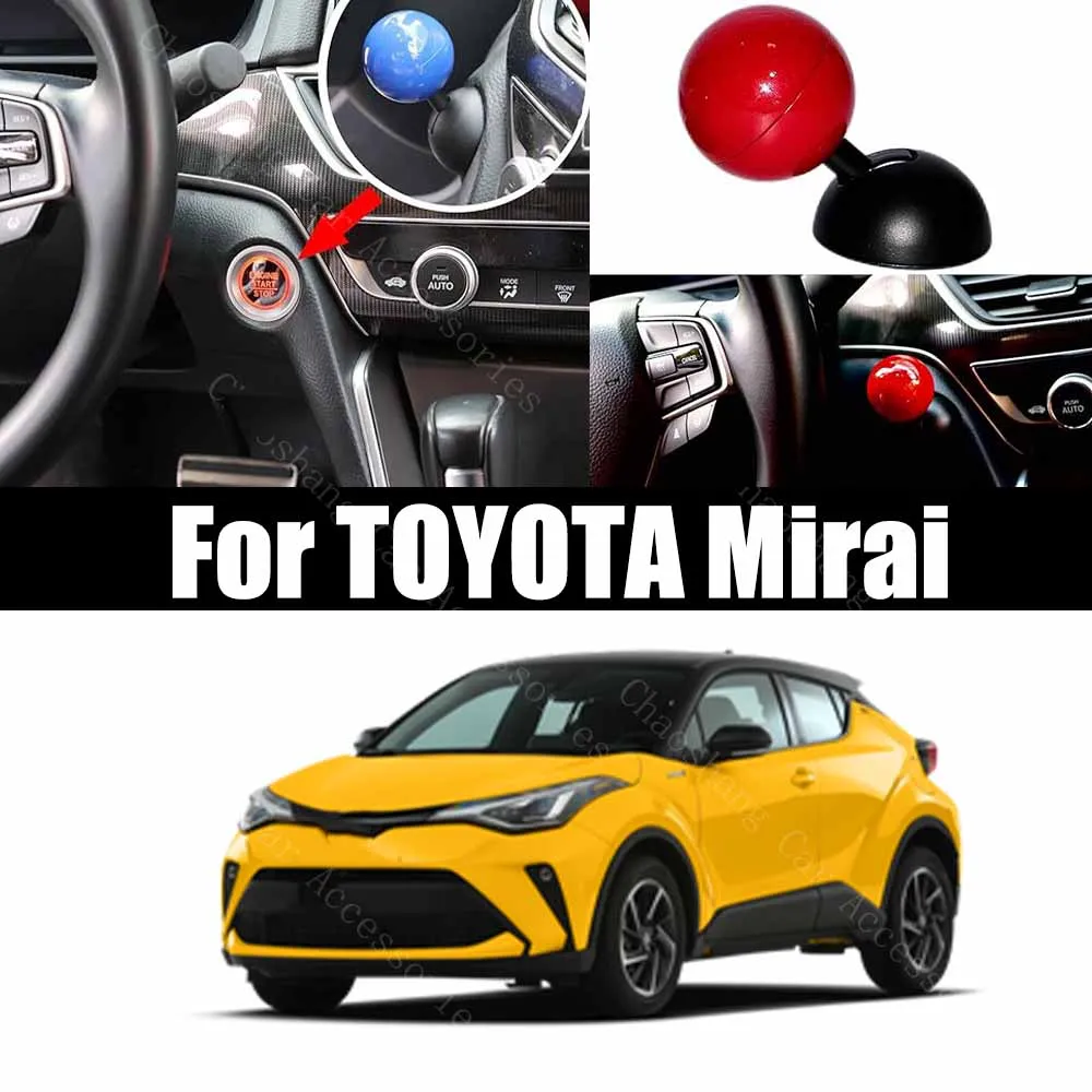 

For TOYOTA C-HR Car Engine START Button Replace Cover STOP Switch ball style Car Accessories Stop Switch Accessories Decoration