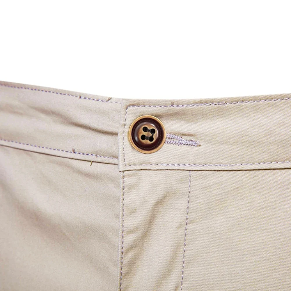 Pantaloncini tinta unita in cotone 100% estivo CAMEL ricamato per uomo Pantaloncini da spiaggia in vita elastica sociale da lavoro casual di alta qualità