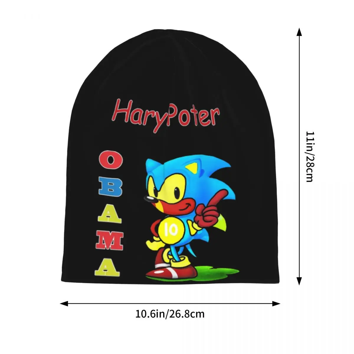 أوباما حقيبة الظهر الدافئة محبوك قبعة الأزياء بونيه قبعة الخريف الشتاء في الهواء الطلق بيني القبعات للجنسين الكبار