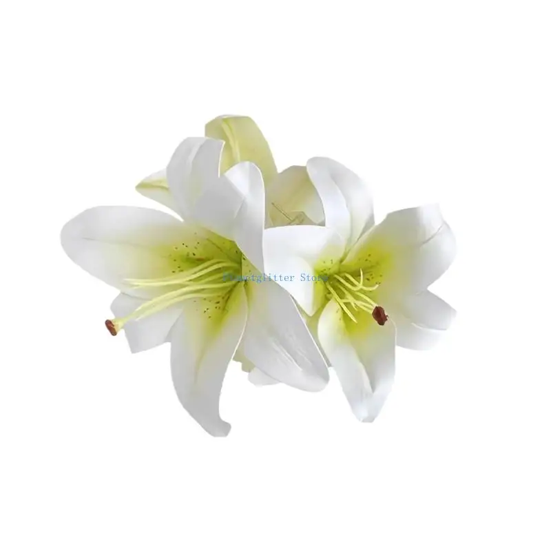 

652B Realistic Flower Hair Clip Claw in Chinese Floral Hair Accessory for Women Adds Fashion to Any Hairstyle