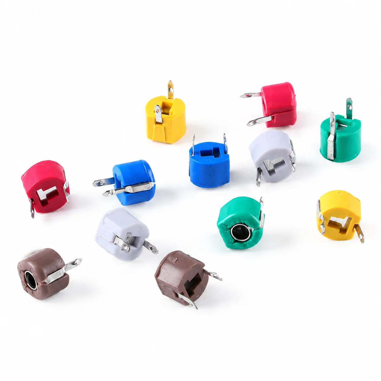 5PCS Adjustable capacitor, plastic sealing 6mm, fine-tuning capacitor, 5PF, 10PF, 20PF, 30PF, 40PF, 50-120PF
