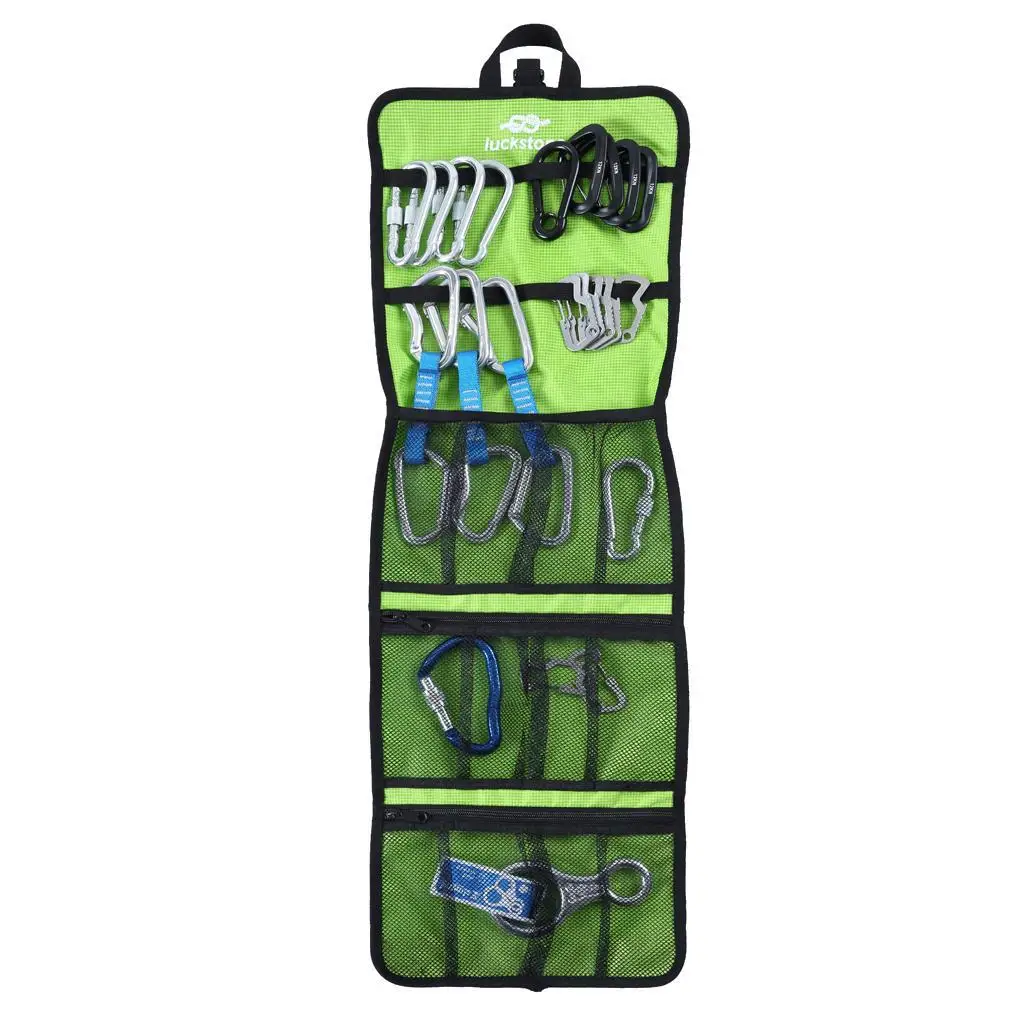 Folding Quick Packing Nylon Carry Bag for Climbing Carabiner