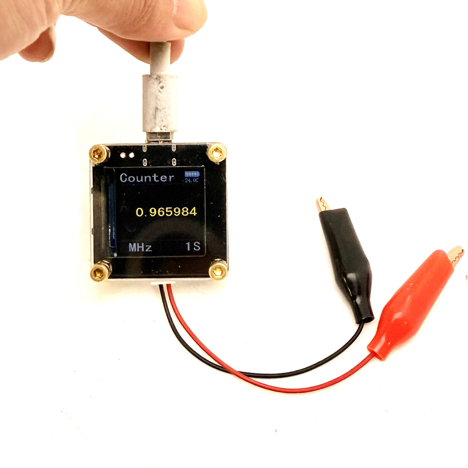 5Hz~100MHz Frequency METER 1.3-inch LCD Digital Display 4Mhz PWM Frequency generator 5V Voltage Measurement RF Frequency Counter