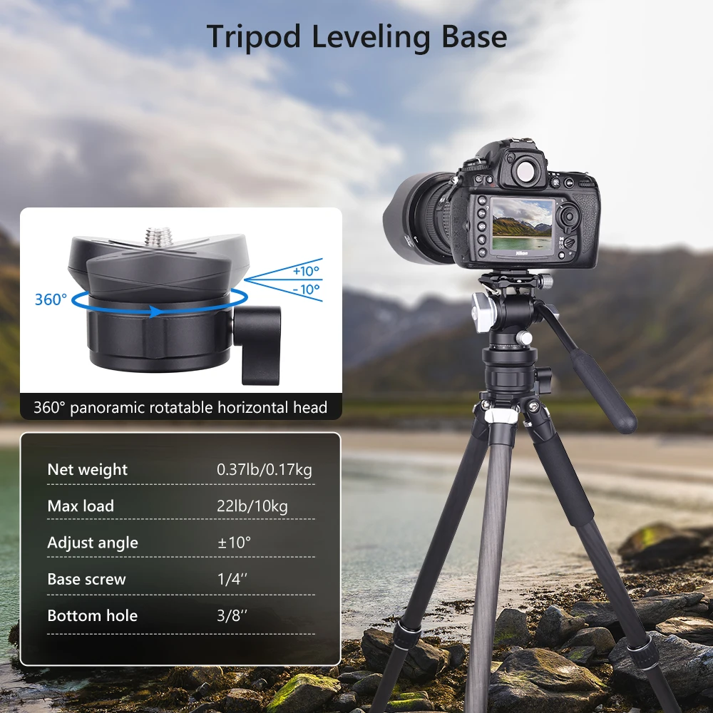 ARTCISE LH201 قاعدة تسوية نصف  - مراجعة Fluid Head Tripod وسعره