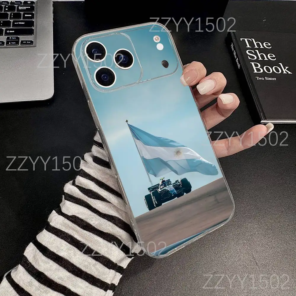 حافظة هاتف F1 Argentina F-FrancoS 43 لهواتف iPhone 17,16,15,14,13,12,11 Pro,Max,Plus,X,XS,XR,SE4,E Mini شفافة ناعمة #4