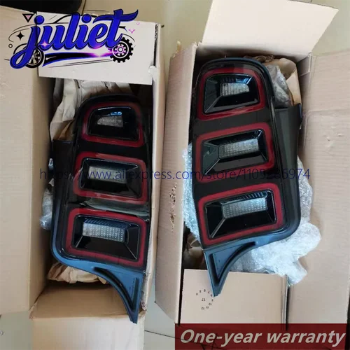 Imagen 2 del producto 2 Luces Traseras LED para Ford Mustang 2010-2014, Luz de Freno, Luz de Reversa, Luz de Dirección, Luz de Conducción, Luz de Advertencia, Versión Estadounidense