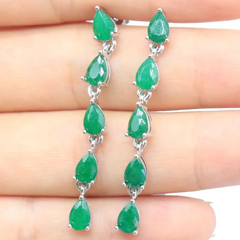 

Купите 4 и получите 1 бесплатно 3,5 г серьги из твердого серебра 925 пробы по индивидуальному заказу настоящий синий сапфир красный рубин зеленый изумруд CZ женский