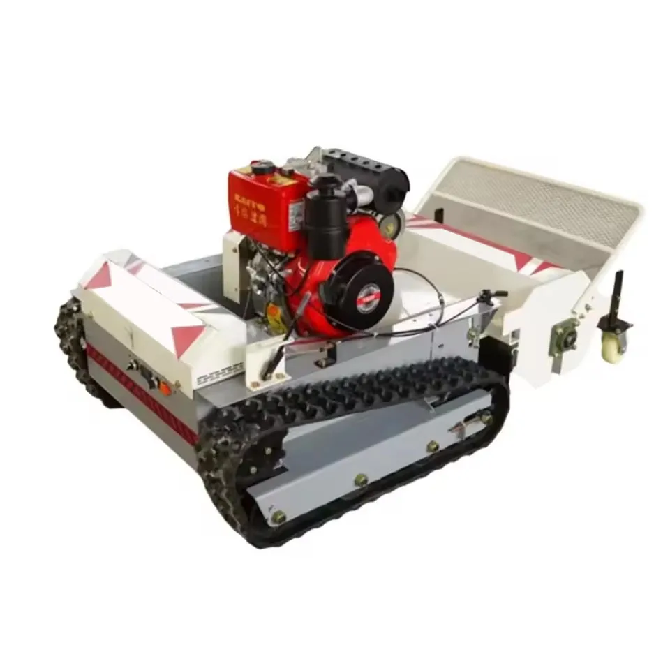 

TOP Quality 2024 Newest products Diesel 16HP Powerful 80cm Width grass Weeding machine Remote control Lawn mower