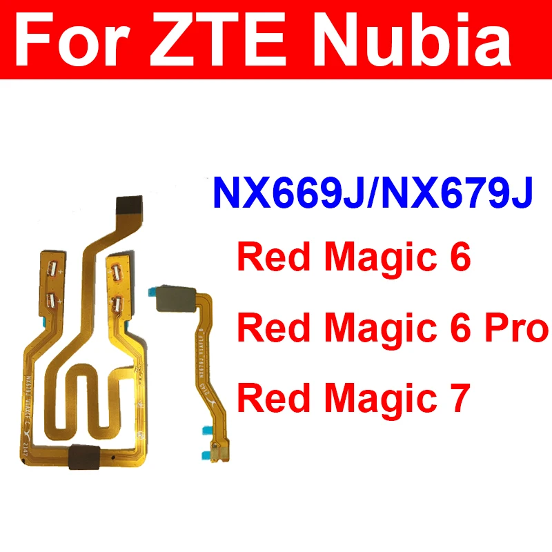 Colorful Breathing Flashing Light Strip Flex Cable For ZTE Nubia Red Magic 6Pro 6 NX669J 7 NX679J Flashing Light Ribbon Parts