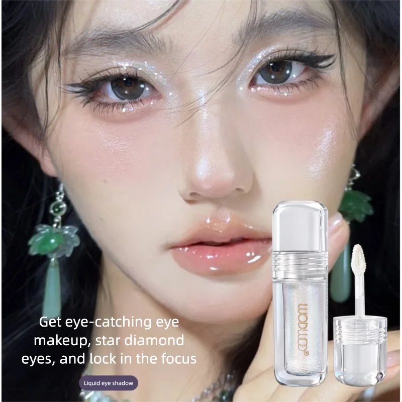 

WODWOD Liquid Eyeshadow With Pearlescent Fine Sparkle, Brightening The Eyes, High Gloss, And Single Color Eyeshadow For The Eyes