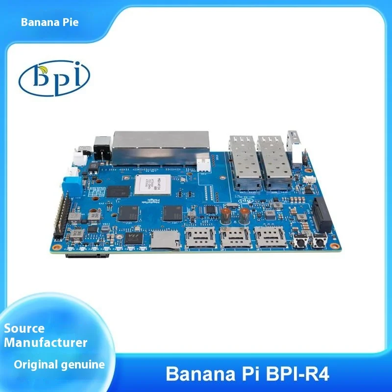 Placa de desenvolvimento de alto desempenho Banana Pi BPI-R4, suporte para 2 SFPs