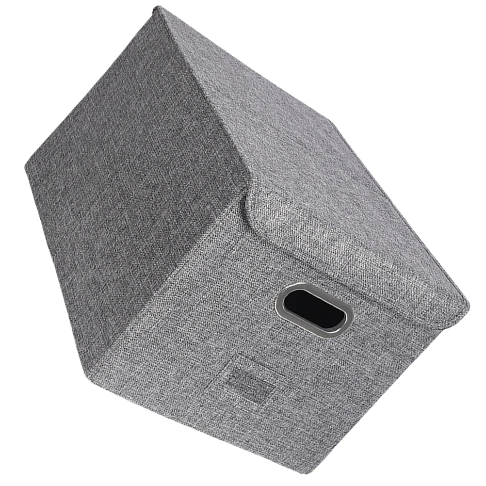 

Large Capacity Fabric Storage Box Gray Foldable Closet ganizer For Clothes Toys Blankets Bedsheets Portable Simple Home