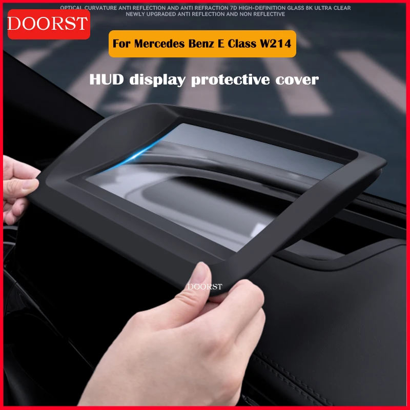 

For Mercedes Benz E Class W214 2024+ Car Head Up Display Protection Mat HUD Protective Cover Interior Modification Accessories