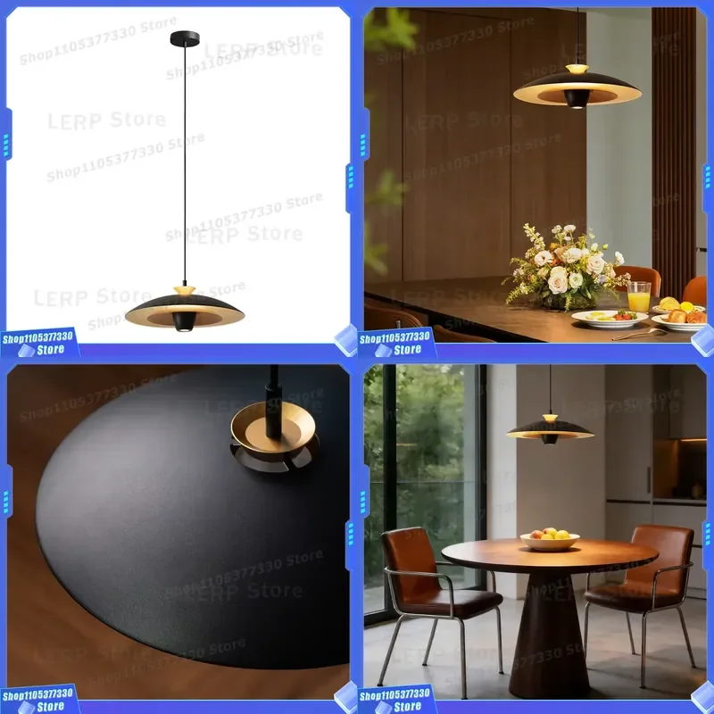 Esland Pine Cone Chandelier High Power Round Ceiling Light for Dining Table Kitchen Island Modern Double Effect Pendant Lamp