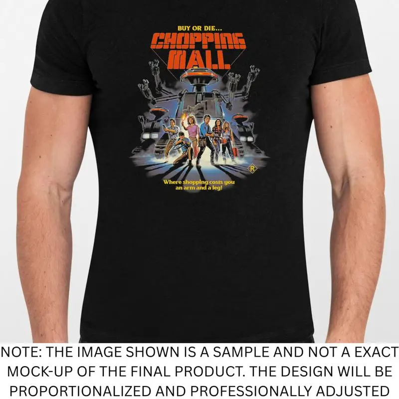 

Футболка с рисунком Chopping Mall для мужчин и женщин, новая