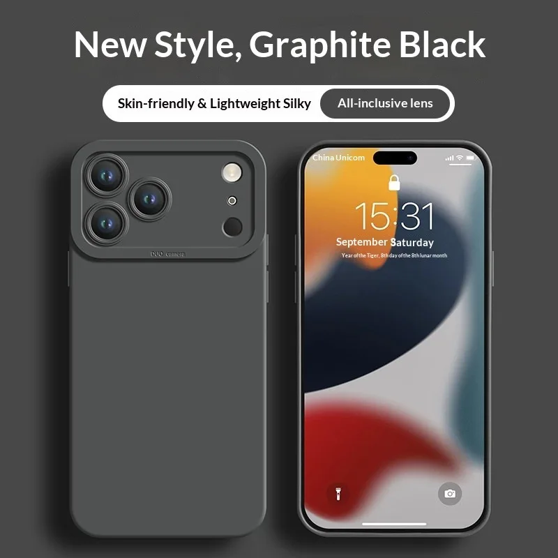 Built-in Lining Pupil Eye Phone Case For iPhone 17 16 15 14 13 12 Pro Max Full Camera Protection Anti-drop Matte Cover