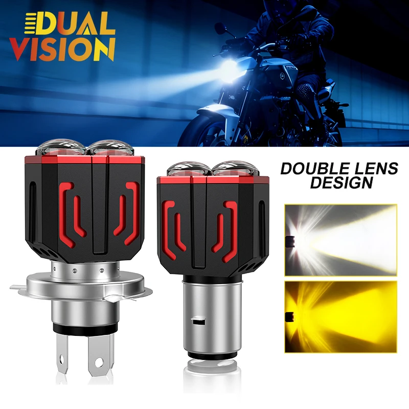 1PCS H4 H6 BA20D Le…