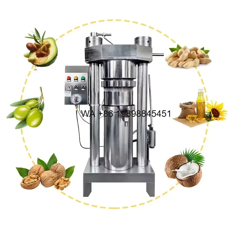Wmwmnu Small Hydraulic Cold Oil Press for Cocoa Butter Coconut Cocoa Bean Walnut Almond Macadamia Nut Oil Extractor