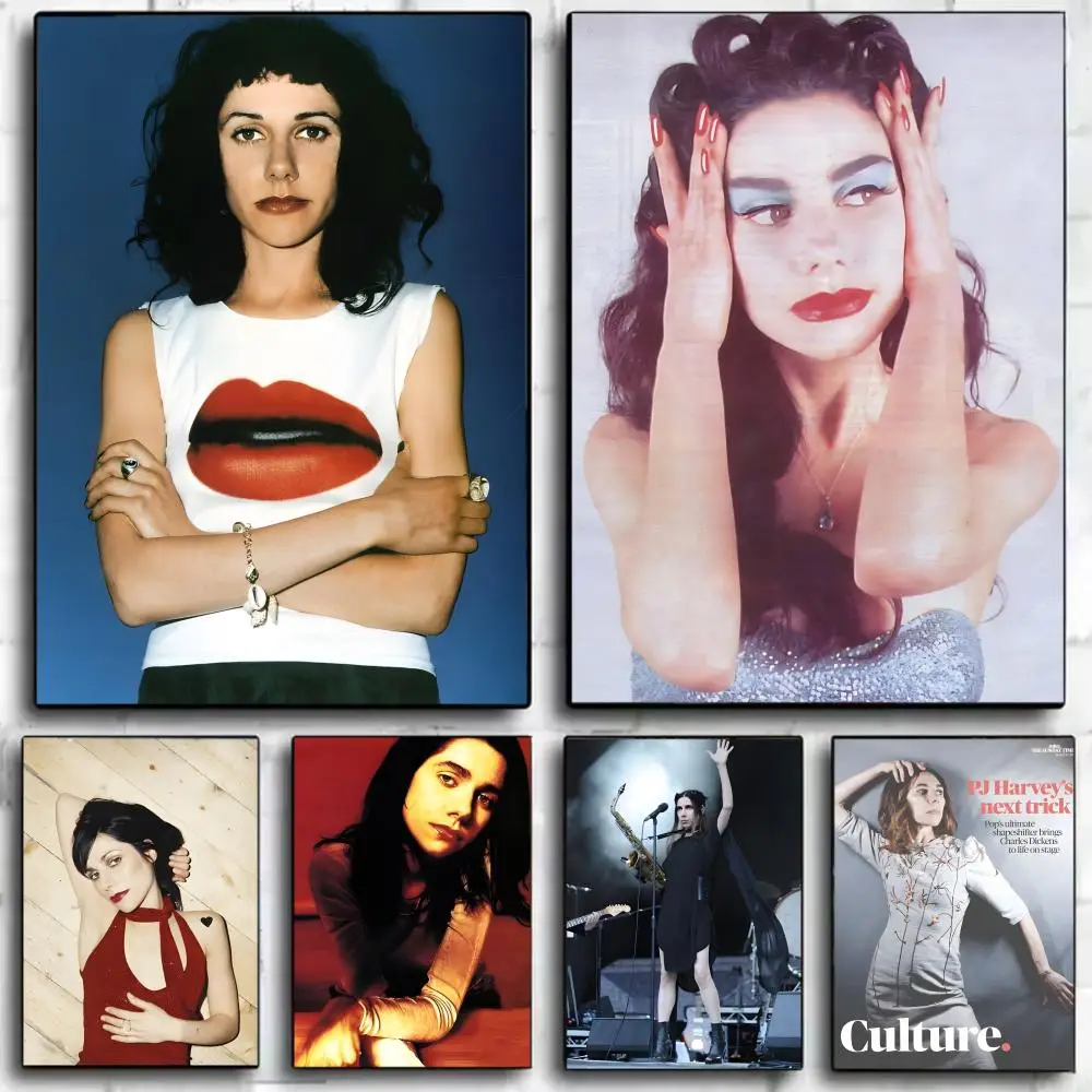 1 قطعة المغني P-Pj بولي J-Jean هارفي ملصق جدار الفن طباعة ملصق ديكور جدارية ديكور المنزل هدية غير المؤطرة