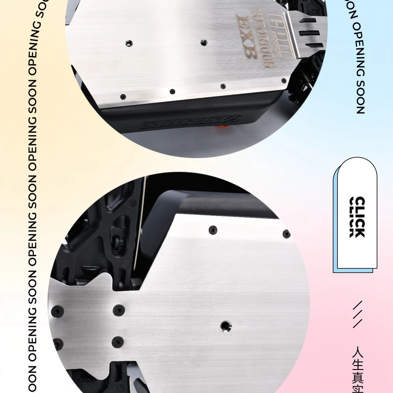 

Комплект опоры шасси из нержавеющей стали GPM ARRMA 1/8 Notorious/Outcast 6S