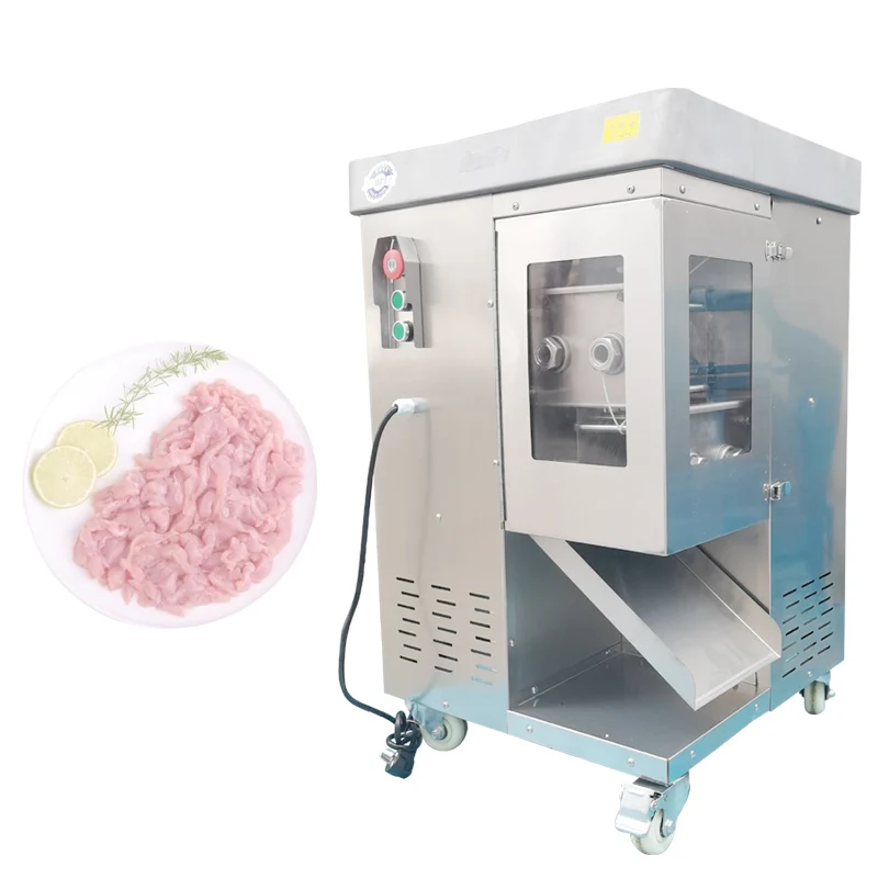 

Multi-function Meat Slicer Machine 2200W Commercial Electric Meat Cutter Shredded Diced Mince