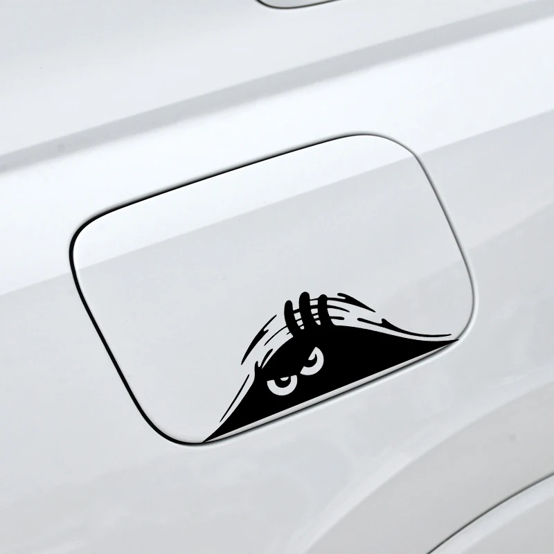 Car interior stickers Various Colors Vinyl Decal Angry Peeping Devil Eyes Motorcycle Decorative Accessories Creative image 3