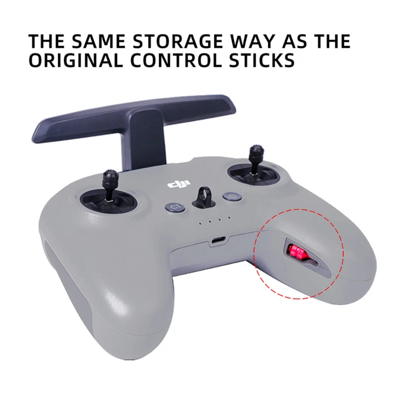 Máy Bay Không Người Lái Đính Đá Joystick FPV Điều Khiển Từ Xa Điều Khiển Hợp Kim Nhôm Ngón Tay Cái Đính Đá Cần Bảo Vệ Cho DJI FPV Phụ Kiện