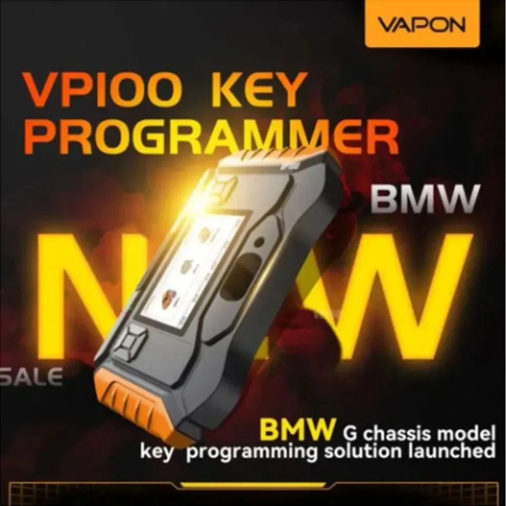 Picture 4: 2025 VAPON VP100 Key Programmer BMW Support 2015-2021 for BMW G Chassis Model Key Adding No Annual Fee No Token Needed