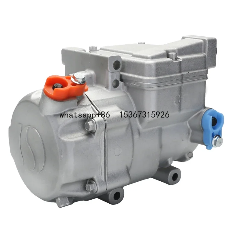 18cc 312v R134a dc air conditioner A/C electric compressor for electric cars vehicle truck ev mini bus universal type automotive