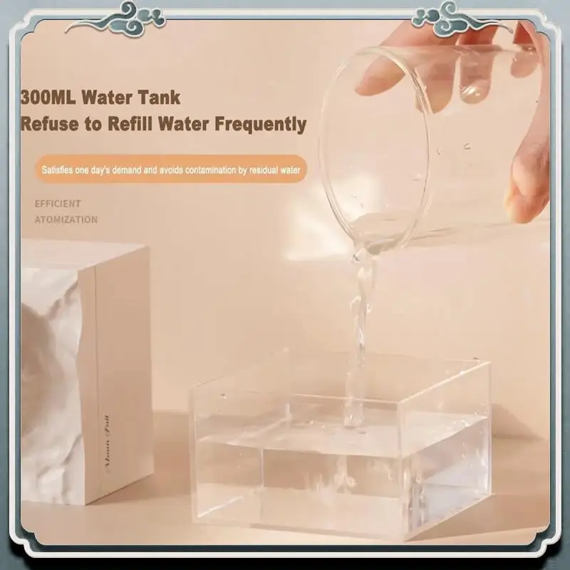 Durable Aroma Diffuser Cool Mist Humidifier LED Moon Lamp Essential Oil Aroma Diffuser And Night Light
