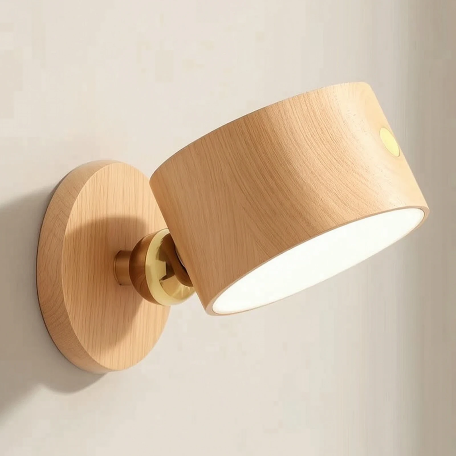 Fungus-Shaped Wall Light Modern Wall Lamp with Switch Bedside Lamp Warm White Sconce Energy-Saving for Readers, Bedroom