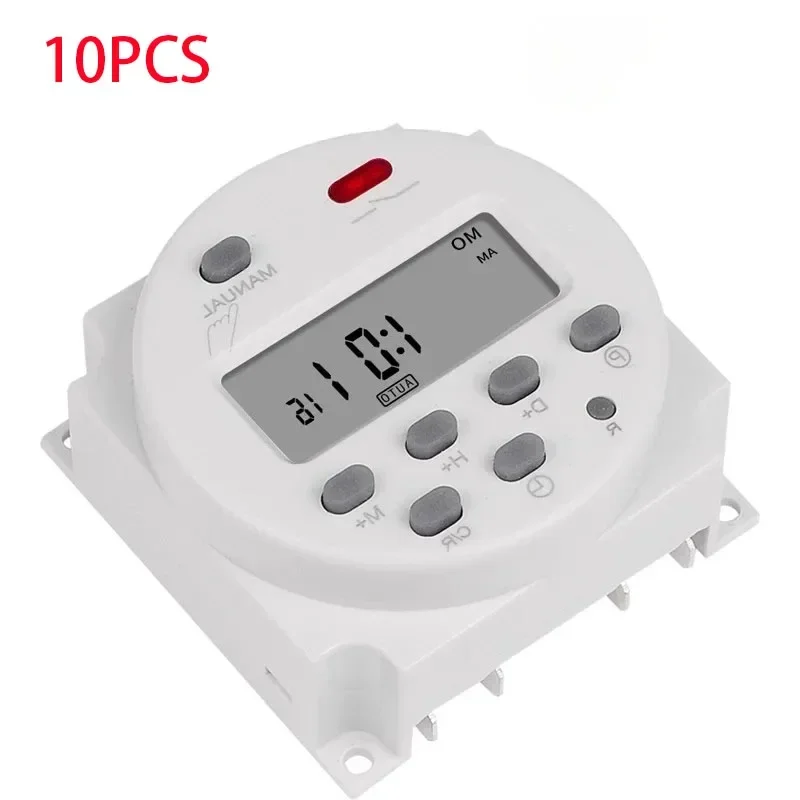 

10PCS 220V 110V 24V 12V CN101A Digital LCD Power Timer Programmable Time Switch Relay 16A CN101