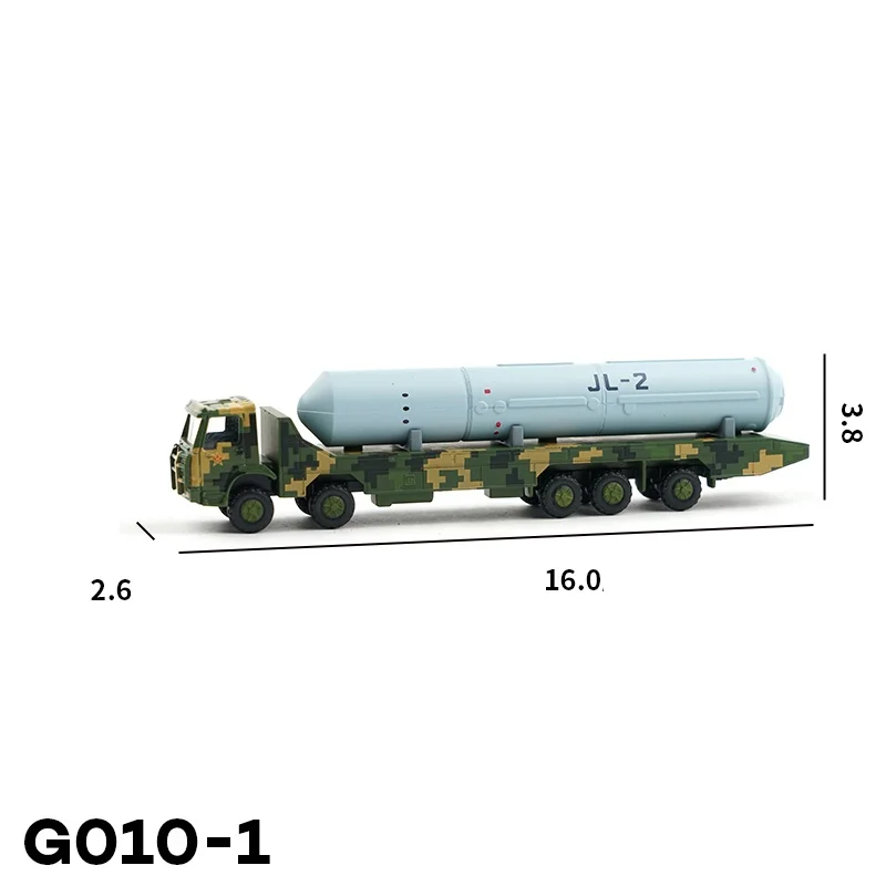 Xcartoys 1:100 JL-2 Submarine-Launched Ballistic Missiles G010-1 Diecast Simulation Model Cars Toys