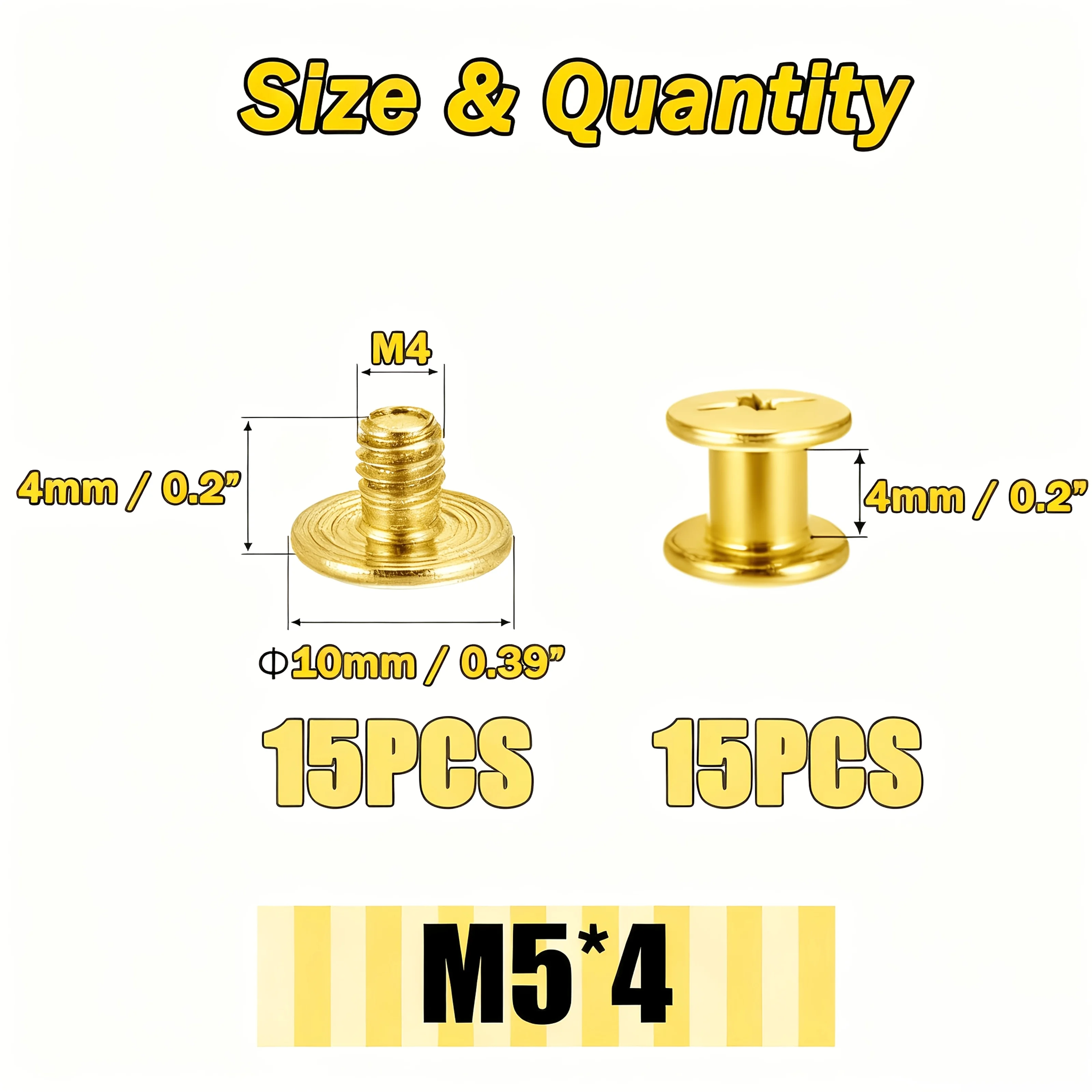 Kit di 30 rivetti a vite in or - Body Jewelry Chicago recensione e prezzo
