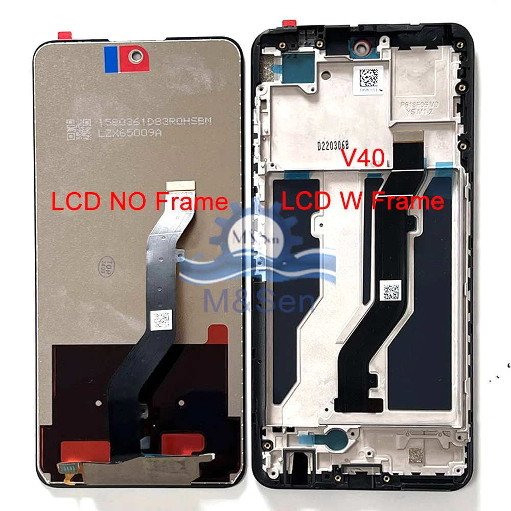 For ZTE Blade V30 LCD 9030 LCD Display Screen Frame Touch Panel Screen Digitizer For ZTE V40 9045 Dispaly Blade V40 9045 LCD